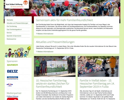Website Hessischer Familientag